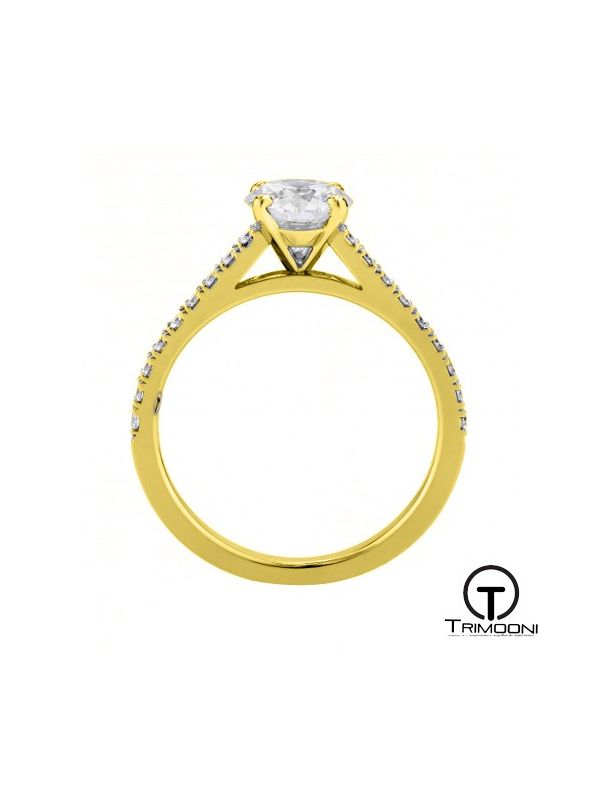 Acerto_ACOA || Anillo de Compromiso oro Amarillo Trimooni con Diamante 30000014