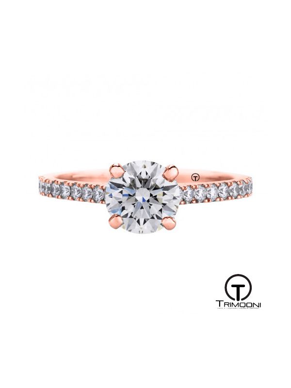 Acerto_ACOR || Anillo de Compromiso oro rosado Trimooni con Diamante 10000170