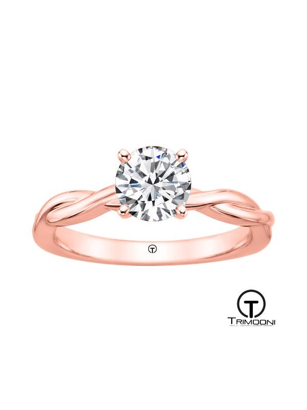 Amas_ACOR || Anillo de Compromiso oro rosado Trimooni con Diamante 10000049