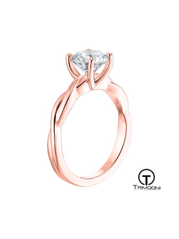 Amas_ACOR || Anillo de Compromiso oro rosado Trimooni con Diamante 10000049