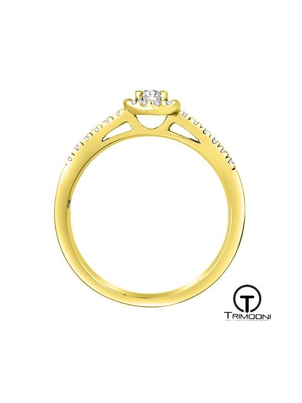 Efeh_ACOA || Anillo de Compromiso oro Amarillo Trimooni con Diamante 10000294