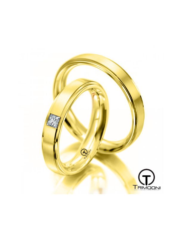 Gondola_OAS-  Set (pareja) de Argollas Matrimonio Oro Amarillo Trimooni