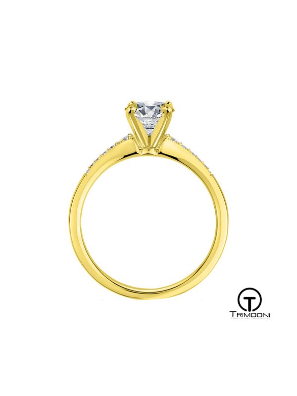 Xempre_ACOA || Anillo de Compromiso oro Amarillo Trimooni con Diamante 10000309