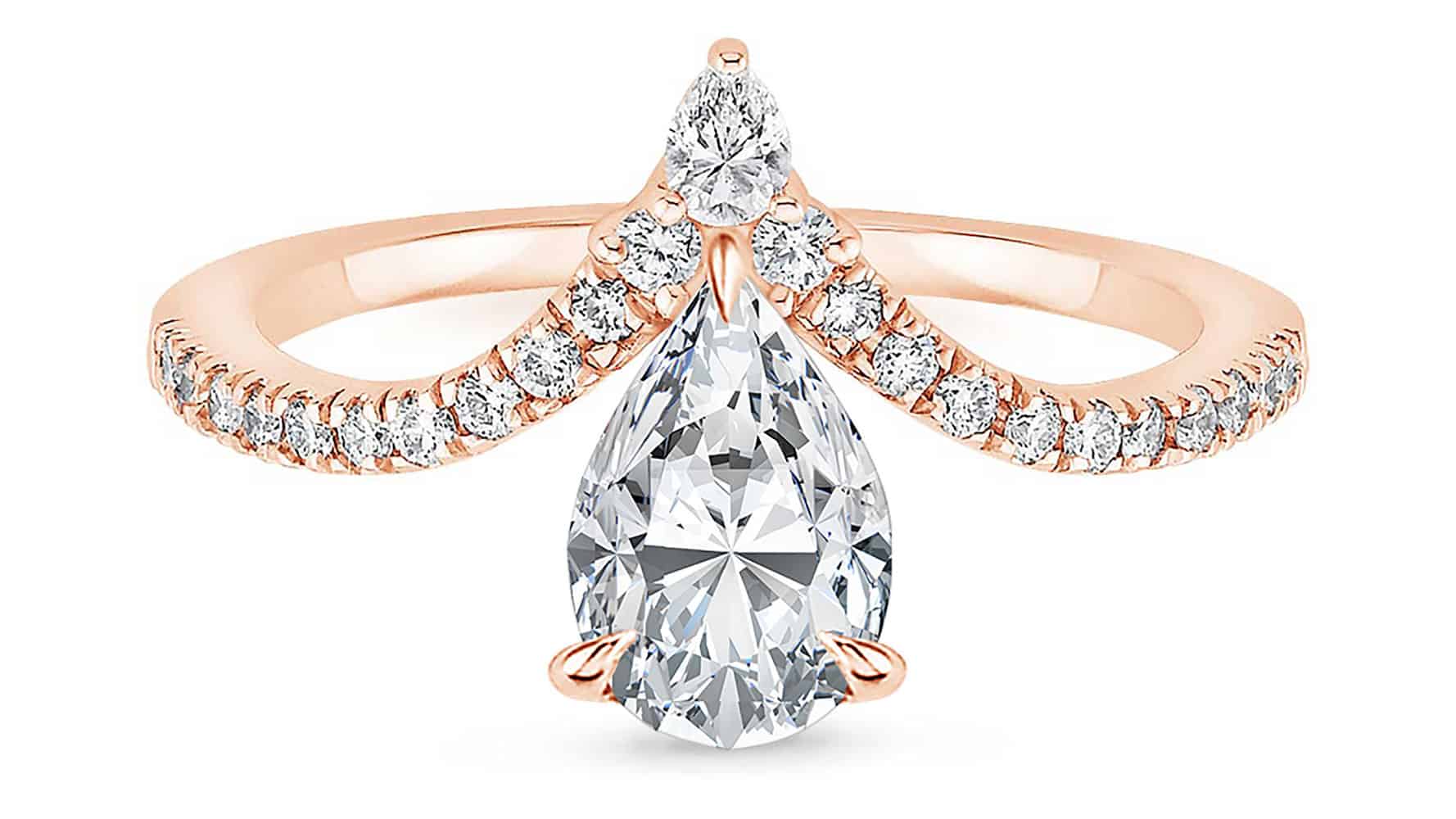 Diamantes anillos de compromiso